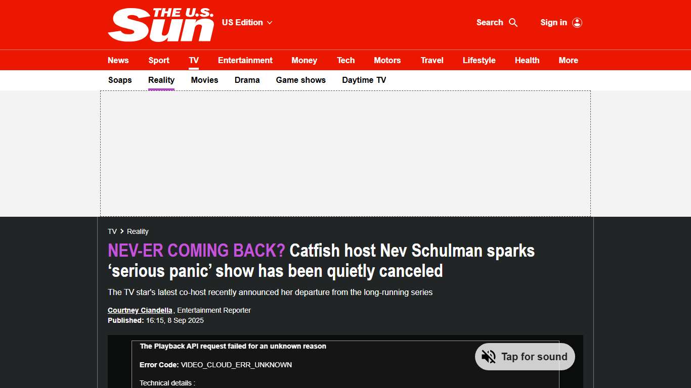 Catfish host Nev Schulman sparks 'serious panic' show has been quietly canceled